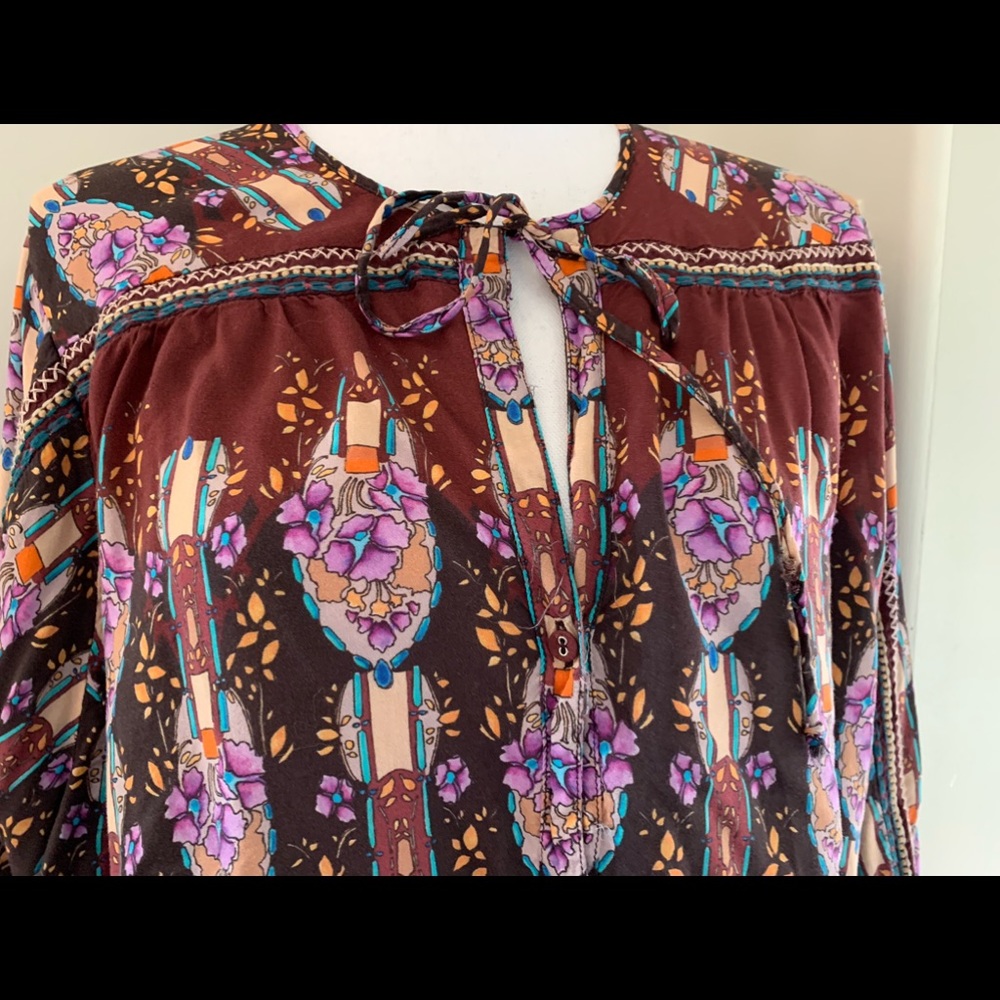 Johnny Was women’s tie blouse